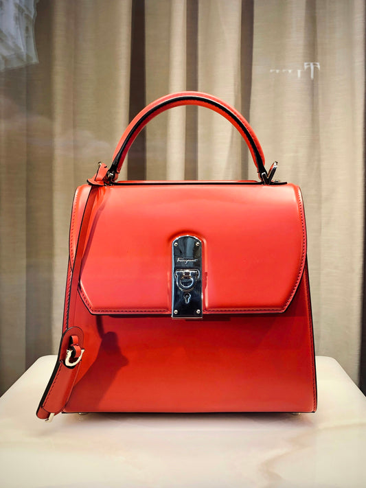 Orange Hand Bag
