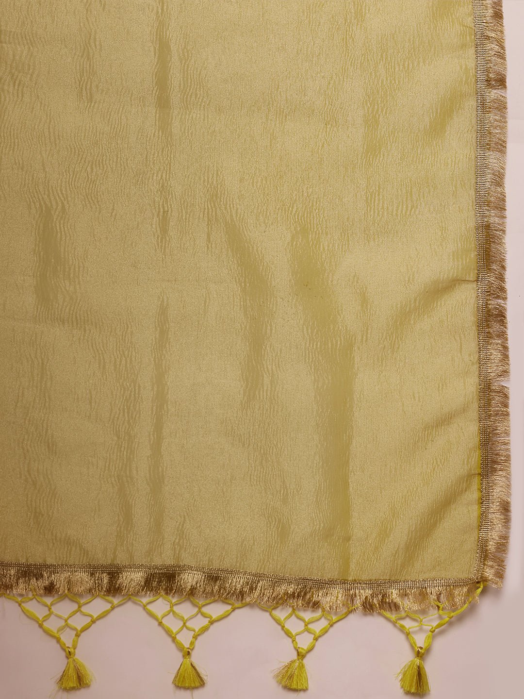 Yellow Tissue Organza Saree - Label Shona Rohatgi Garg